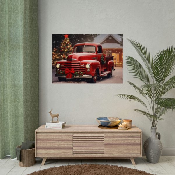 92408-53.jpg Vintage Christmas Pickup Poster