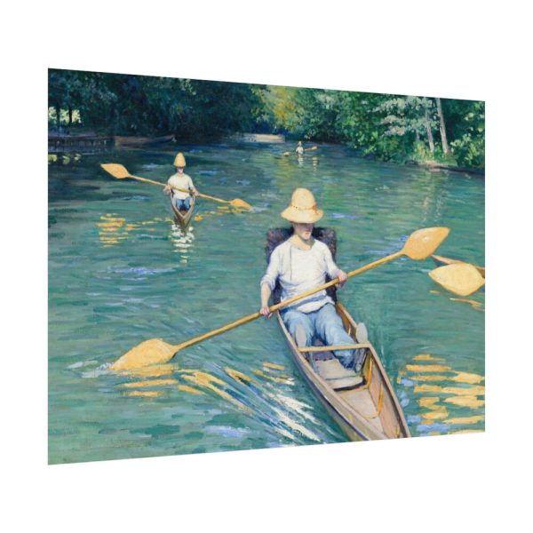 92408-577.jpg Skiffs by Gustave Caillebotte Poster