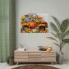 92408-63.jpg Autumn Pumpkin Truck Calendar Art Poster