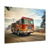 Speeding Fire Truck Poster