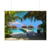 Exotic Tropical Island Poster