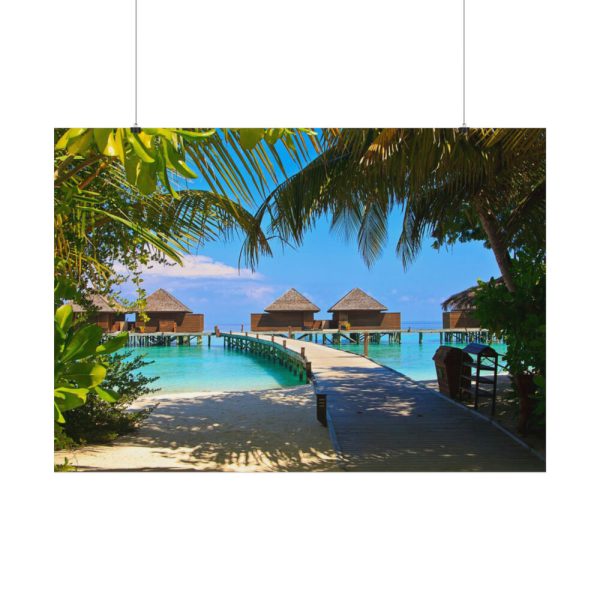 Exotic Tropical Island Poster