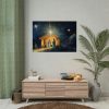 Abstract Representation of the Birth of Jesus Poster
