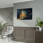 Abstract Representation of the Birth of Jesus Poster - Image 5