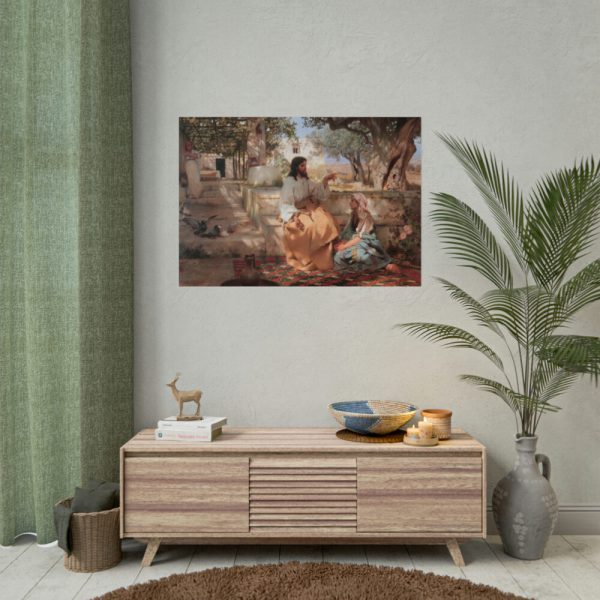 92408-758.jpg Semiradsky Christ Martha Maria Poster