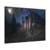 92408-77.jpg Mystical Castle in Dark Forest Poster