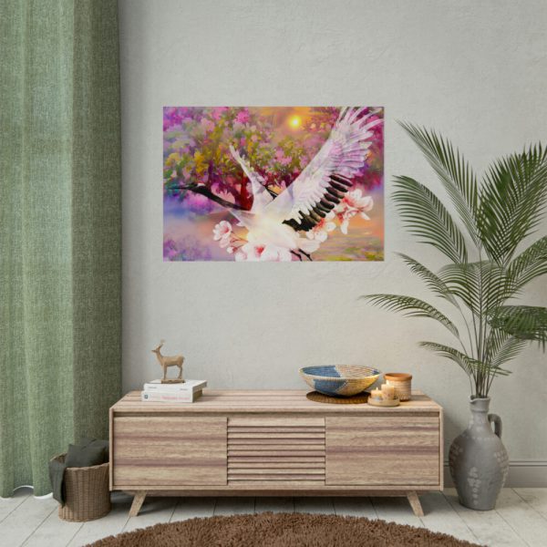 92408-8.jpg Magnificent Pink Pear Blossom Garden Poster