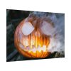 92408-82.jpg Carved Halloween Pumpkin With Smoke Poster
