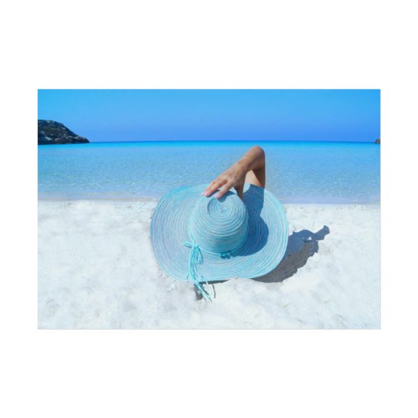 92408-820.jpg Woman On The Beach Poster
