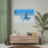 92408-823.jpg Woman On The Beach Poster