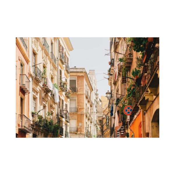 92408-860.jpg Vintage Neighborhood in Cagliari Poster