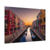 Sunset in Burano Poster
