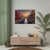 Sunset in Burano Poster