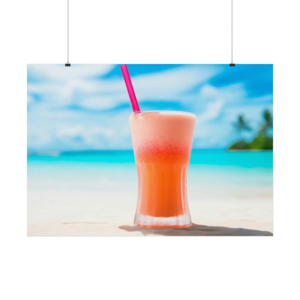 92408-881.jpg Tropical Drink On The Beach Poster