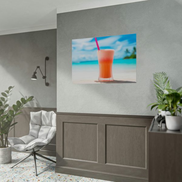 92408-884.jpg Tropical Drink On The Beach Poster