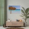 Parasol On The Beach Poster