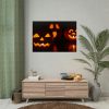 92409-113.jpg Halloween Pumpkin With Candles Inside Poster