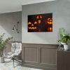 92409-114.jpg Halloween Pumpkin With Candles Inside Poster