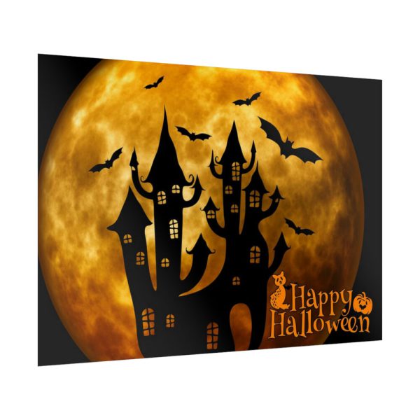 92409-147.jpg Halloween Castle Weird Surreal Atmosphere Poster