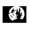 Witch Flying in Dark Poster