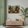 92409-173.jpg Halloween Pumpkins And Skeletons Poster