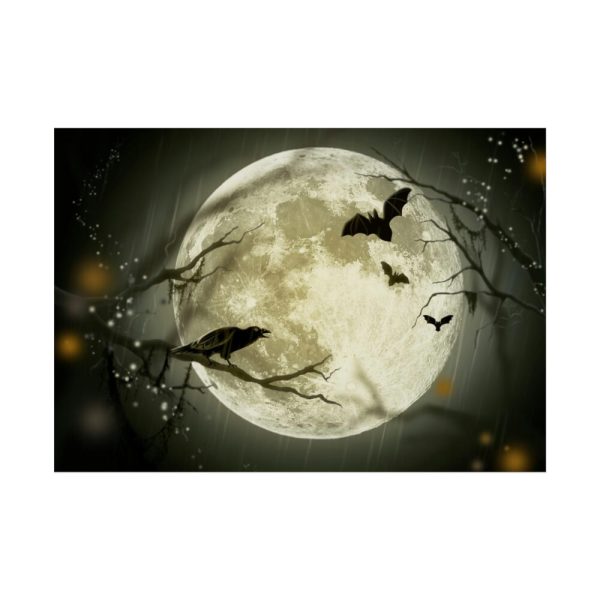 92409-175.jpg Full Moon on Halloween Poster