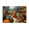 92409-181.jpg Halloween Jack-o-Lantern Village Poster