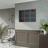 92409-19.jpg Tic Tac Toe Love Heart Poster
