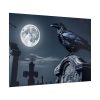 92409-197.jpg Raven Crow Gravestones Full Moon Poster