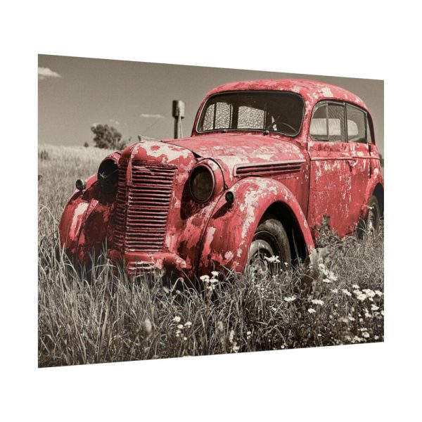 92409-2.jpg Car Vintage Red Rusty Poster