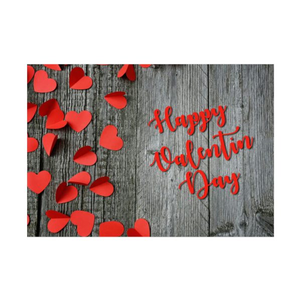 Valentines Day Red Heart Poster