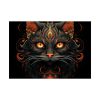 92409-205.jpg Halloween Mystic Black Cat Poster