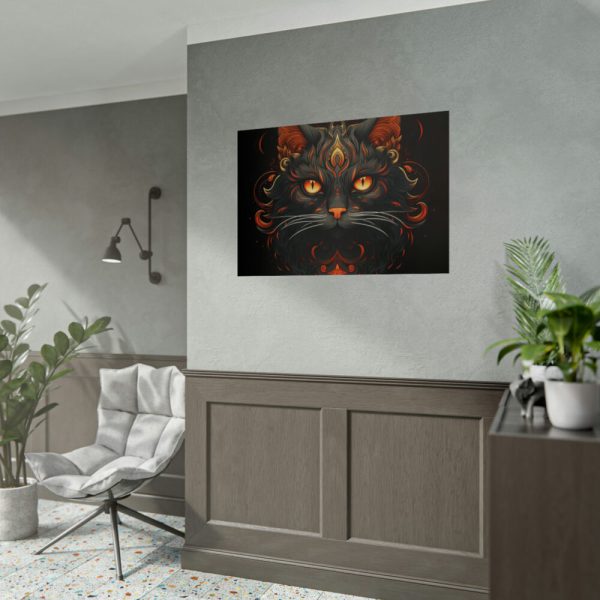 92409-209.jpg Halloween Mystic Black Cat Poster