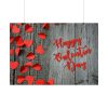 Valentines Day Red Heart Poster