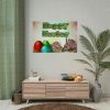 92409-238.jpg Two Easter Bunny with Eggs Poster