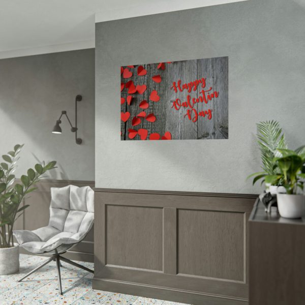 Valentines Day Red Heart Poster