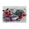 92409-255.jpg Flowers And Bats Halloween Poster