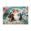 92409-261.jpg Vintage Easter Bunny Chick Poster
