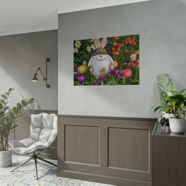 92409-299.jpg Easter Bunny in Spring Poster