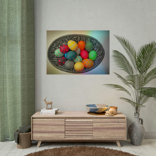 Happy Easter Decoration Poster