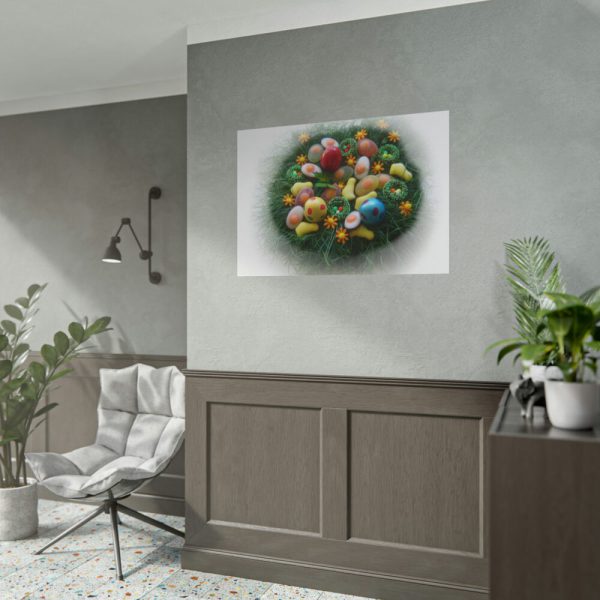92409-319.jpg Colorful Eggs Poster