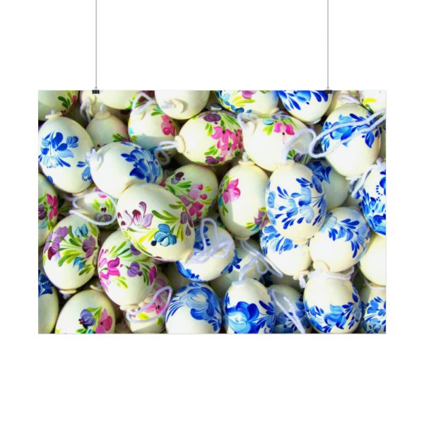 Hand Painted Easter Eggs Poster