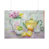 92409-416.jpg Tea Party Still Life Lemons Poster