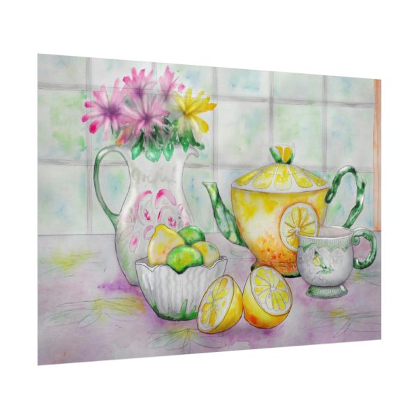 92409-417.jpg Tea Party Still Life Lemons Poster