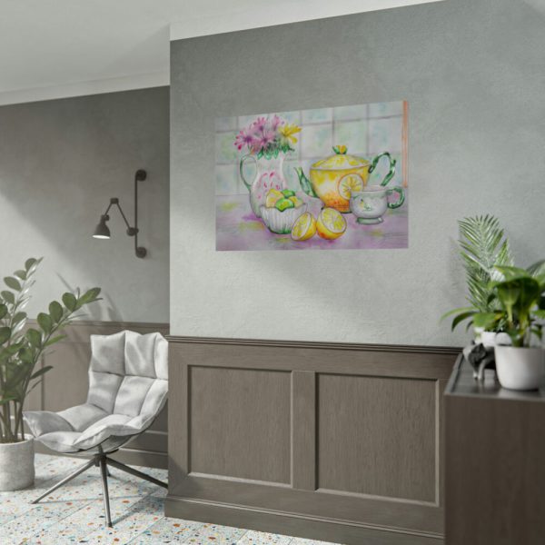 92409-419.jpg Tea Party Still Life Lemons Poster
