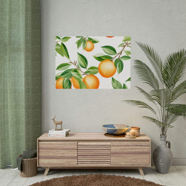 92409-483.jpg Seamless Orange Fruit Poster