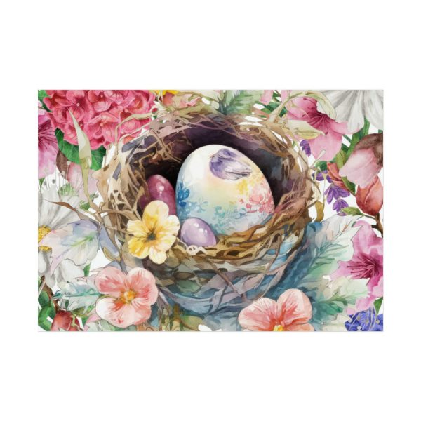 Easter Eggs In A Nest Poster