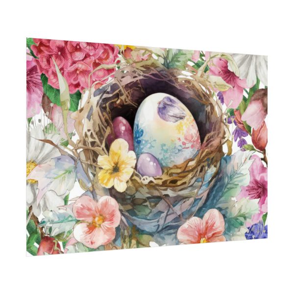 Easter Eggs In A Nest Poster
