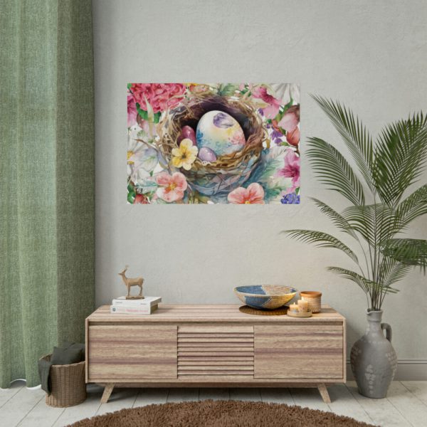 Easter Eggs In A Nest Poster