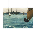 The "Kearsarge" at Boulogne Poster - Image 7